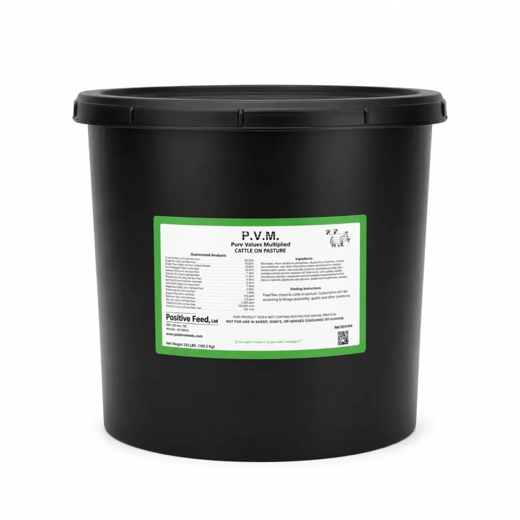 Positive Feeds 28% PVM Protein Tub