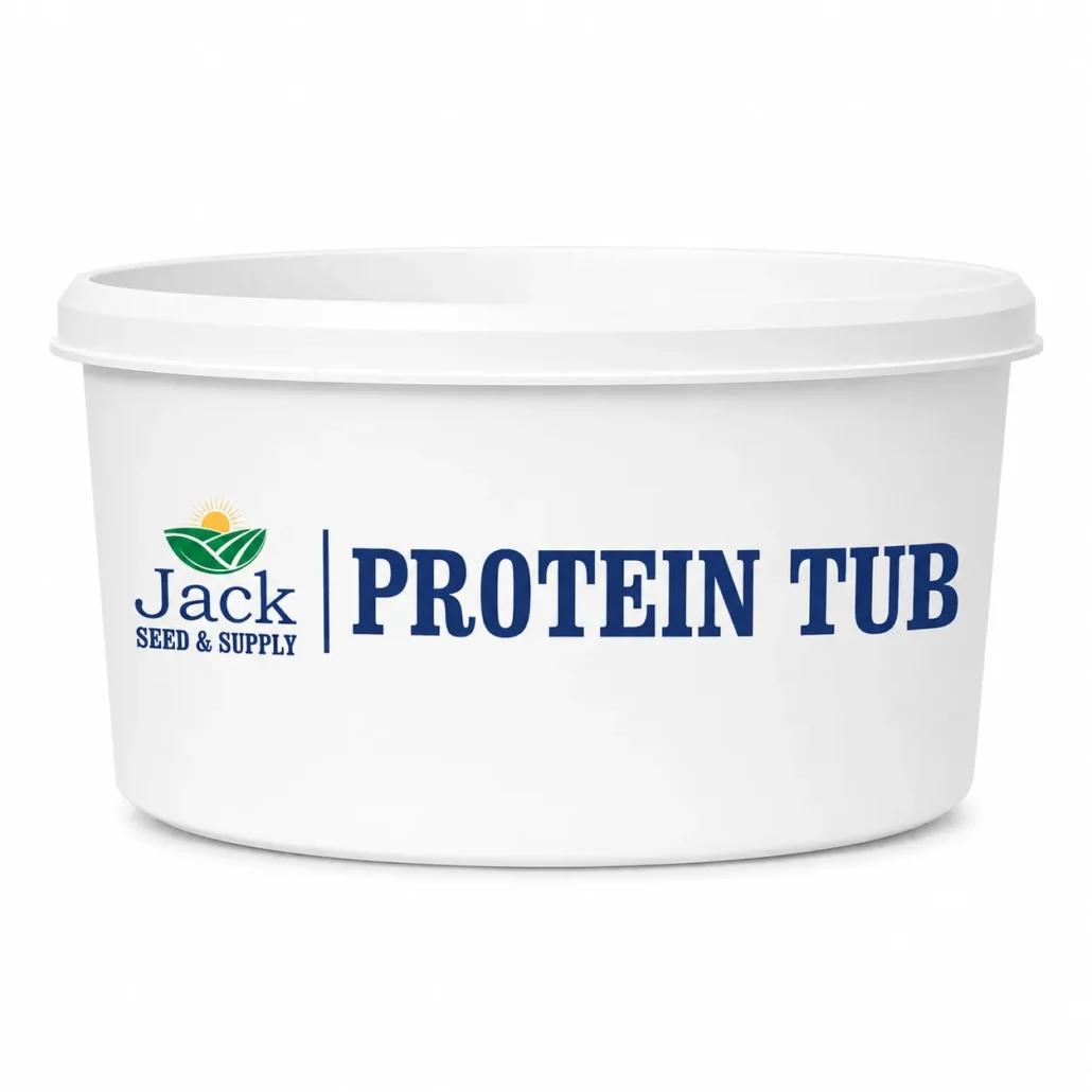 Jack Seed and Supply Protein Tub