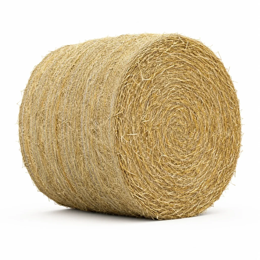Beardless Wheat Hay Bale